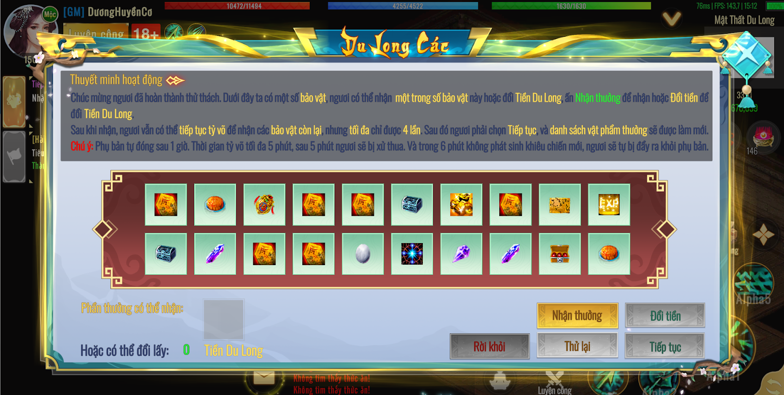 🐉Kiếm Sơn Mobile – Du Long Các – Khiêu Chiến Boss Thiên Thiên Nhận Qùa Cực Khủng Mỗi Ngày!