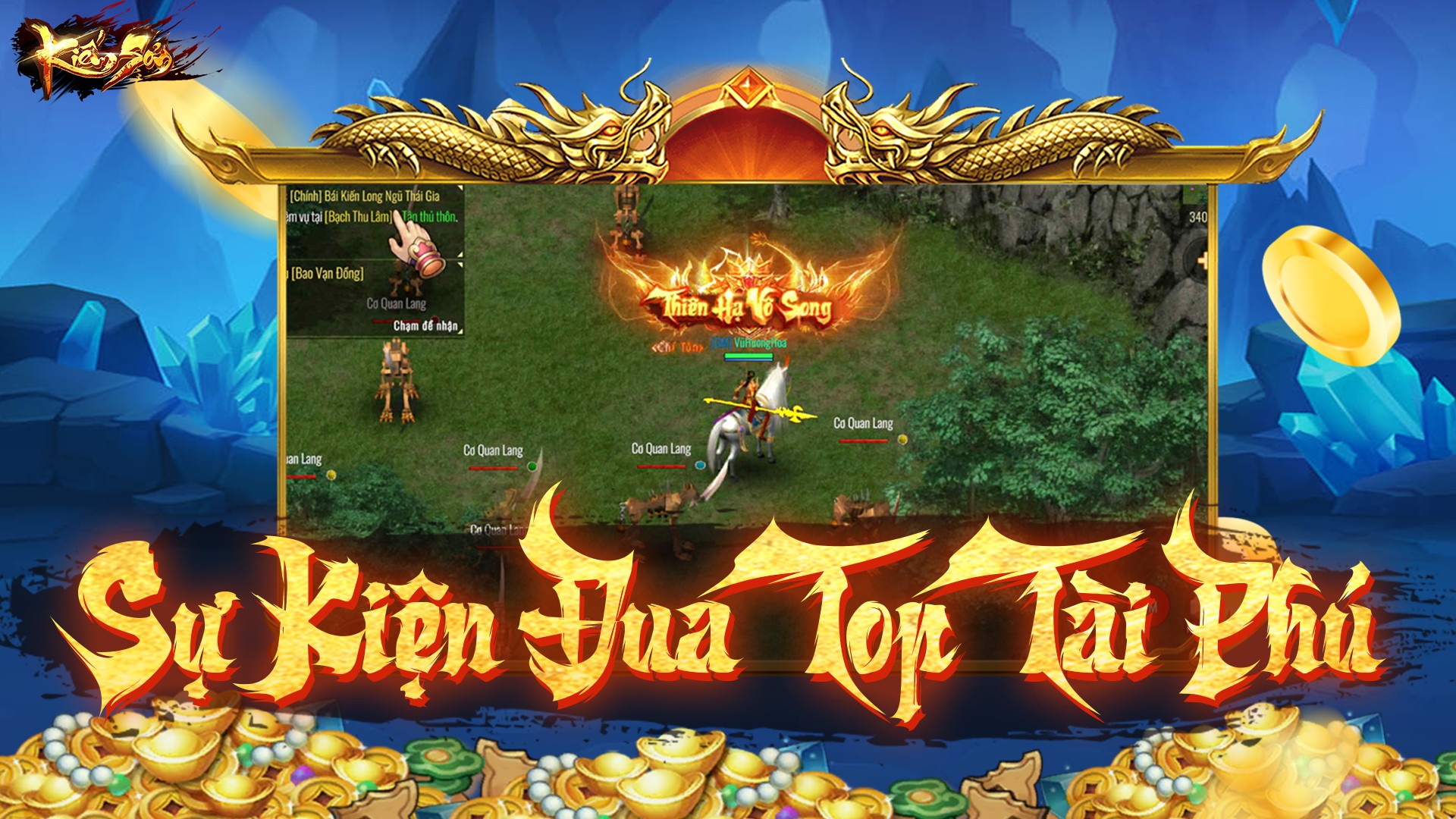 [SERVER VĨNH LẠC TRẤN] SỰ KIỆN ĐUA TOP TÀI PHÚ: VƯƠNG GIẢ GIANG HỒ